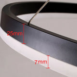 Moderne Runde LED Pendelleuchte Dimmbare für Wohnzimmer