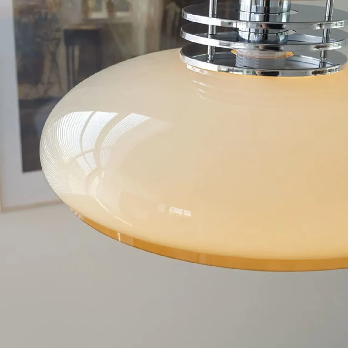 pendelleuchte gelb glas im minimalistischen Vintage Stil - Clowas.de