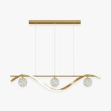 pendelleuchte glas 3 flammig höhenverstellbar modern elegant design - Clowas.de