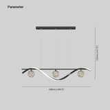 pendelleuchte glas 3 flammig höhenverstellbar modern elegant design - Clowas.de