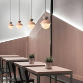 Pendelleuchte Glas einzeln Edles Makaron-Design - Clowas.de