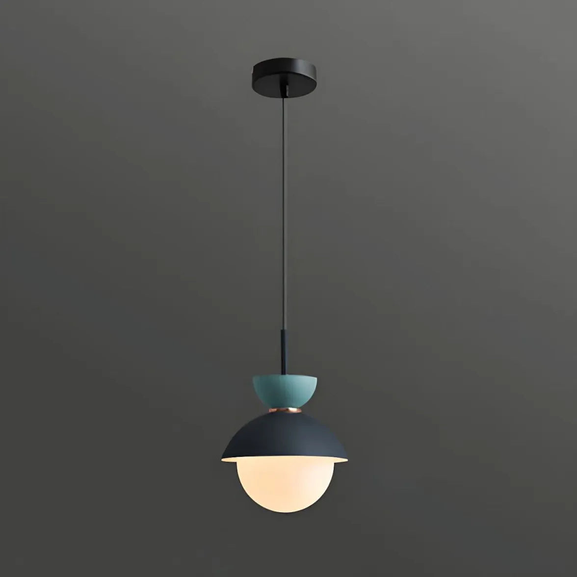 Pendelleuchte Glas einzeln Edles Makaron-Design - Clowas.de