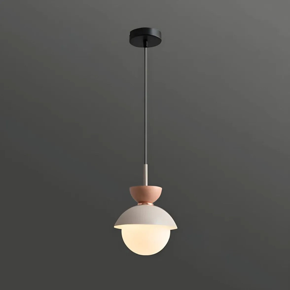 Pendelleuchte Glas einzeln Edles Makaron-Design - Clowas.de