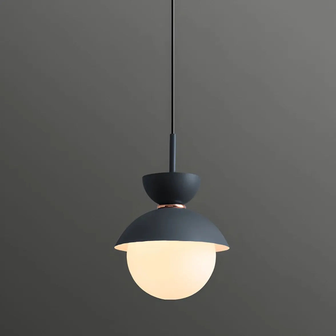 Pendelleuchte Glas einzeln Edles Makaron-Design - Clowas.de