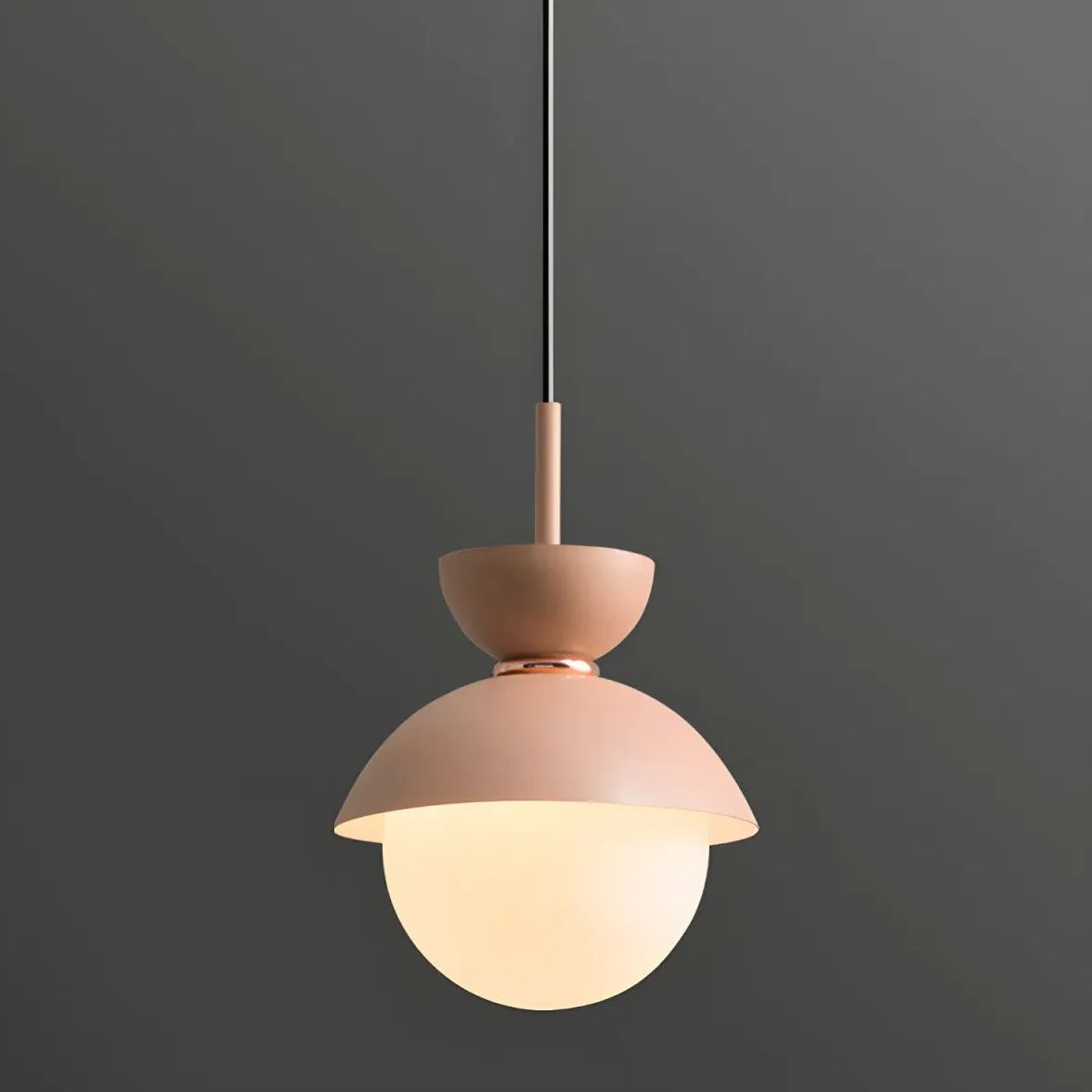 Pendelleuchte Glas einzeln Edles Makaron-Design - Clowas.de