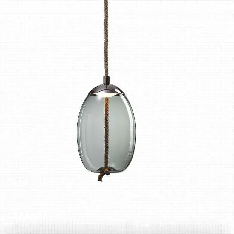 pendelleuchte glas grau moderne minimalistische nordische Eleganz - Clowas.de