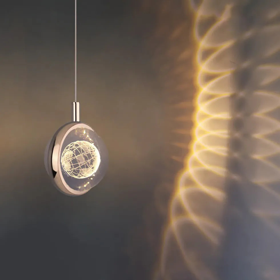 Pendelleuchte Glas Kugeln moderne einfache kleine Hängelampe - Clowas.de