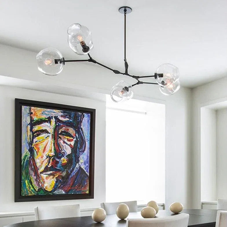 Pendelleuchte Glas Schwarz im nordischen schlichten Stil - Clowas.de