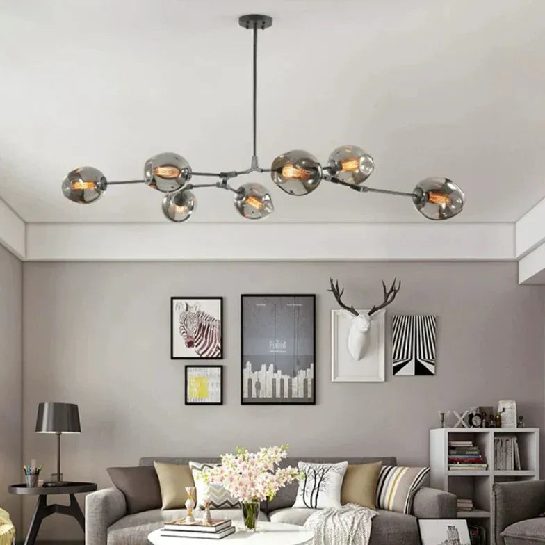 Pendelleuchte Glas Schwarz im nordischen schlichten Stil - Clowas.de