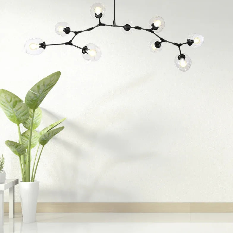 Pendelleuchte Glas Schwarz im nordischen schlichten Stil - Clowas.de