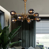 Pendelleuchte Grau Glas modernes LED Design - Clowas.de