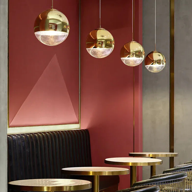 Pendelleuchte Kugel Design moderne minimalistische nordische Eleganz - Clowas.de