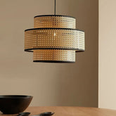 Pendelleuchte Landhaus Vintage mit schlichtem Rattan Design - Clowas.de