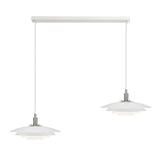 pendelleuchte metall weiß im skandinavischen Stil einfaches Design - Clowas.de