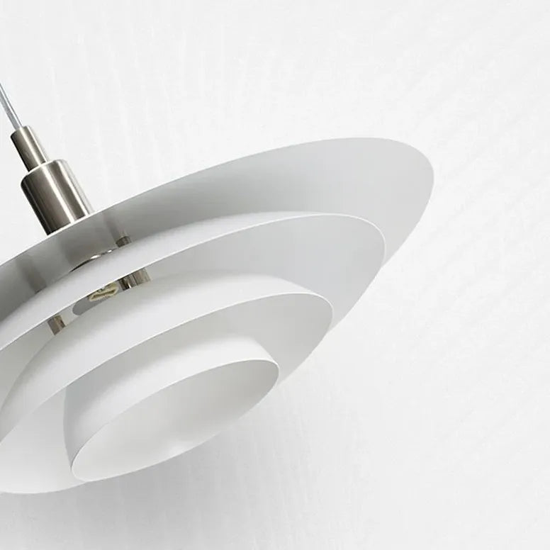 pendelleuchte metall weiß im skandinavischen Stil einfaches Design - Clowas.de