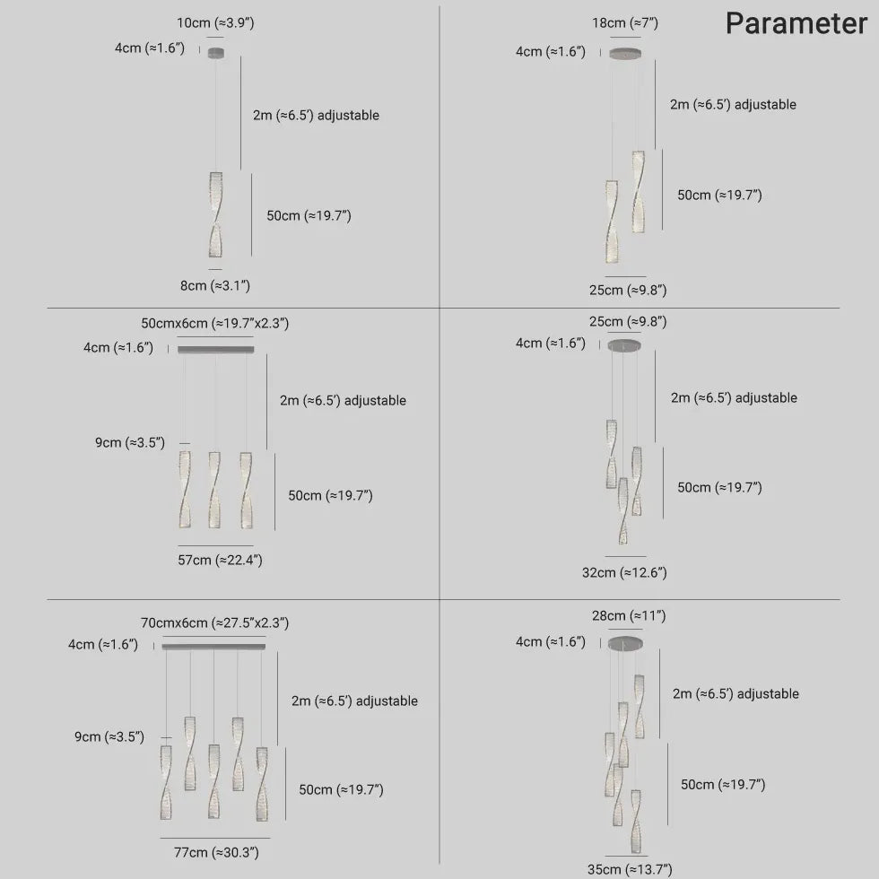 Pendelleuchte mit Kristallen in leichtem Luxusdesign - Clowas.de