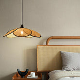 Pendelleuchte Rattan Bambus nordisch japanisch Retro Design - Clowas.de