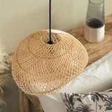 Pendelleuchte Rattan Bambus Retro Vintage Japan Style - Clowas.de