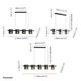Pendelleuchte Rauchglas 3 flammig Nordisch Modern Acryl - Clowas.de