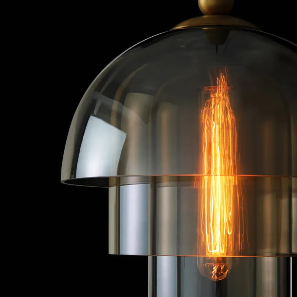 Pendelleuchte Rauchglas Kugel Dänisches Luxuriöses Design - Clowas.de