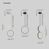 Pendelleuchte Ring dimmbar Modernes Design im skandinavischen Stil - Clowas.de