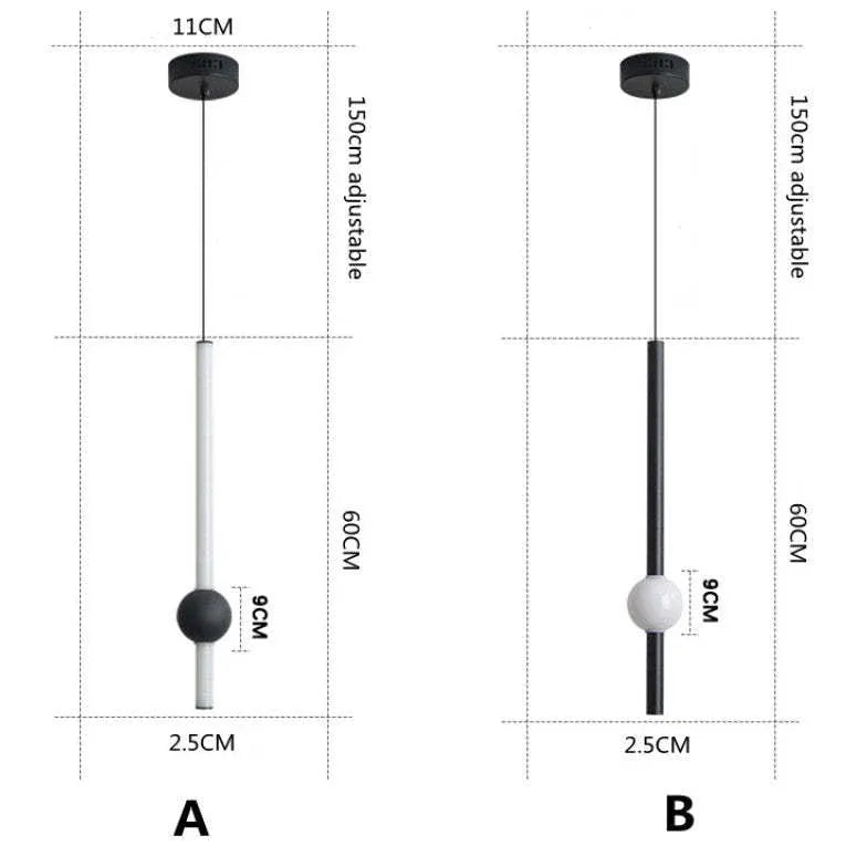 Pendelleuchte Schlafzimmer Nachttisch Modernes Design Leichte Luxus - Clowas.de
