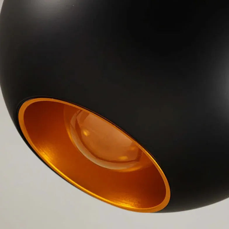 pendelleuchte schwarz kugel stilvolles nordisches design - Clowas.de