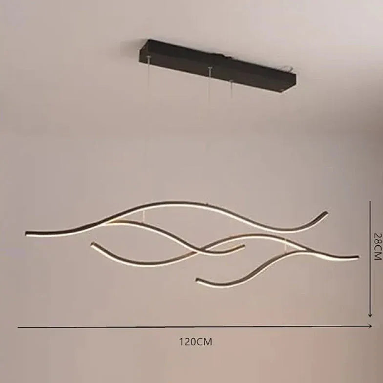 Pendelleuchte über Kochinsel mit schwarzem minimalistischen Design - Clowas.de