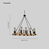 Pendelleuchte Vintage Esstisch mit amerikanischem Seil - Clowas.de