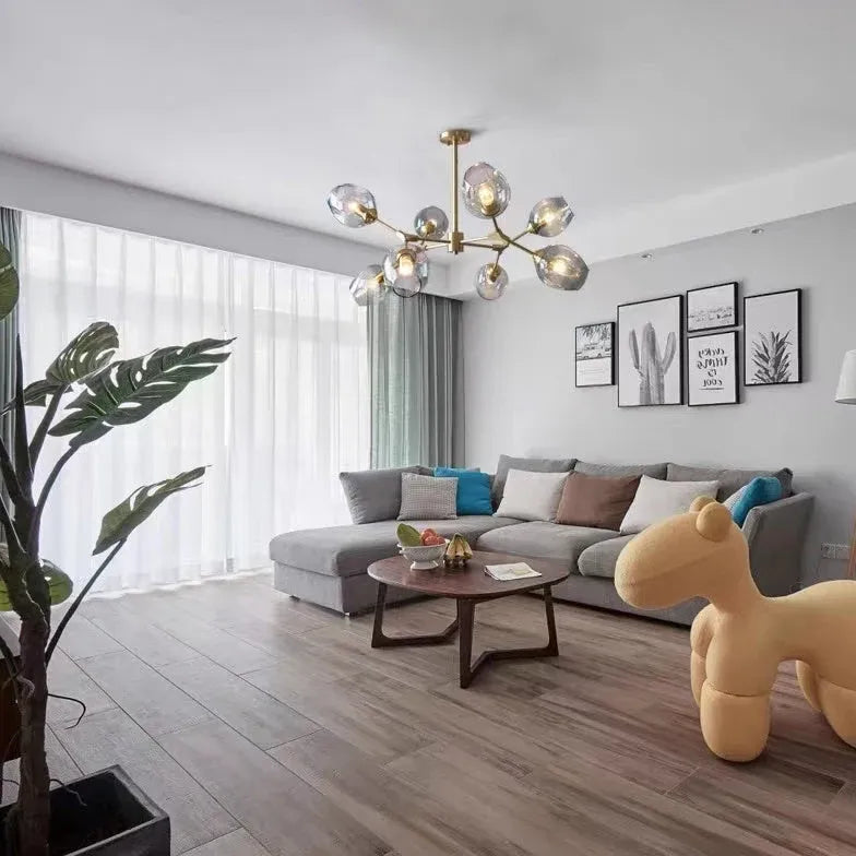 Pendelleuchte vintage glas im nordischen kreativen Stil - Clowas.de