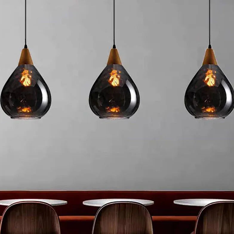 Pendelleuchte Vintage Glas im skandinavischen minimalistischen Design - Clowas.de