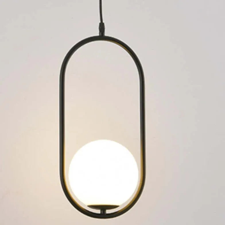 Pendelleuchte Weiß Rund im nordischen modernen Design - Clowas.de