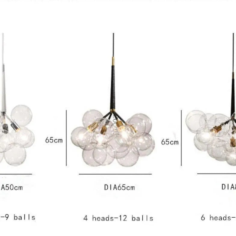 Pendelleuchte wohnzimmer glas im nordischen kreativen Stil - Clowas.de