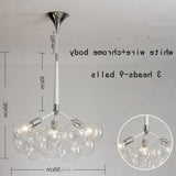 Pendelleuchte wohnzimmer glas im nordischen kreativen Stil - Clowas.de