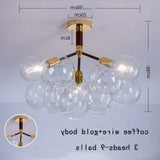 Pendelleuchte wohnzimmer glas im nordischen kreativen Stil - Clowas.de