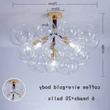 Pendelleuchte wohnzimmer glas im nordischen kreativen Stil - Clowas.de