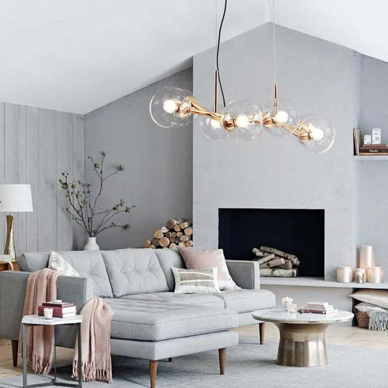 Pendelleuchte Wohnzimmer Glas moderne einfache nordische Design - Clowas.de