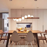Pendelleuchte Wohnzimmer Holz moderne nordische Einfachheit - Clowas.de