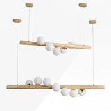 Pendelleuchte Wohnzimmer Holz moderne nordische Einfachheit - Clowas.de