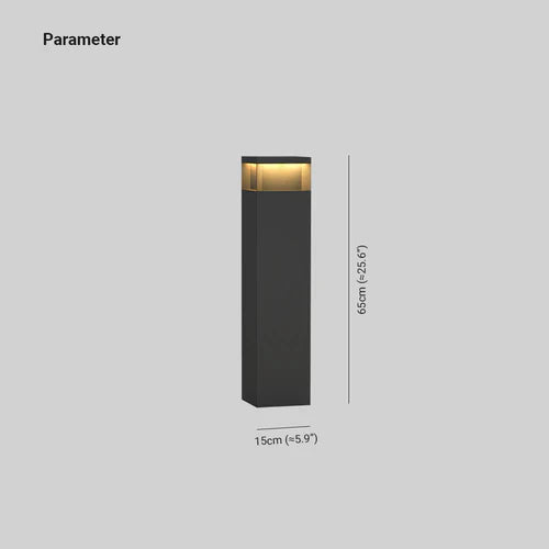 Pollerleuchte Solar moderne Außenbeleuchtung wasserdicht und energieeffizient - Clowas.de