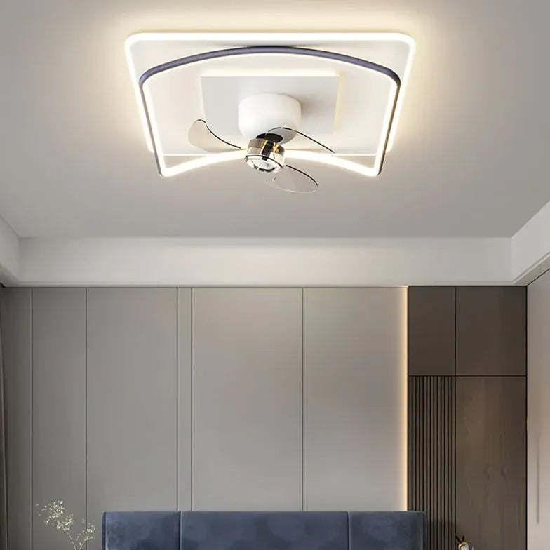 Deckenventilator leise mit Licht und Fernbedienung, modernes Design - Clowas.de