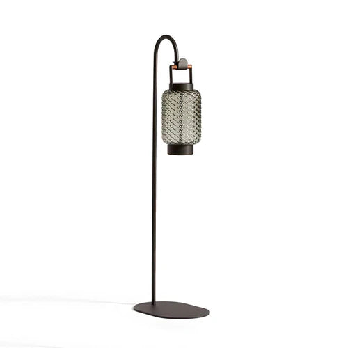 Rauchglas Stehlampe für moderne Outdoor Beleuchtung - Clowas.de