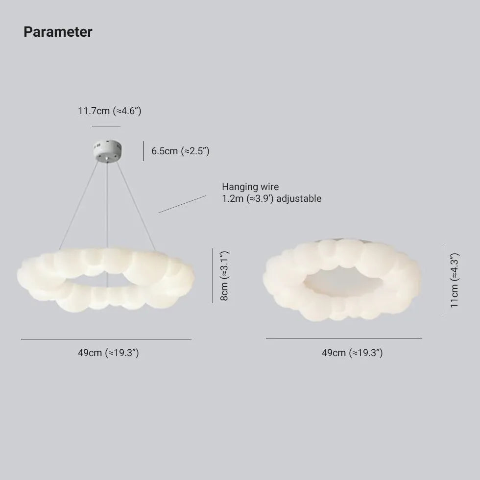 Ring LED Deckenleuchte in weißem modernen Design - Clowas.de