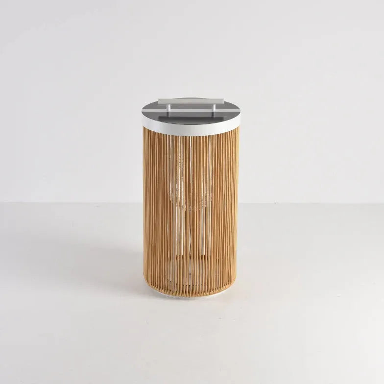 Outdoor Stehlampe Terrasse im modernen Bambusdesign - Clowas.de