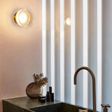 runde wandleuchte led moderne minimalistische nordische design - Clowas.de