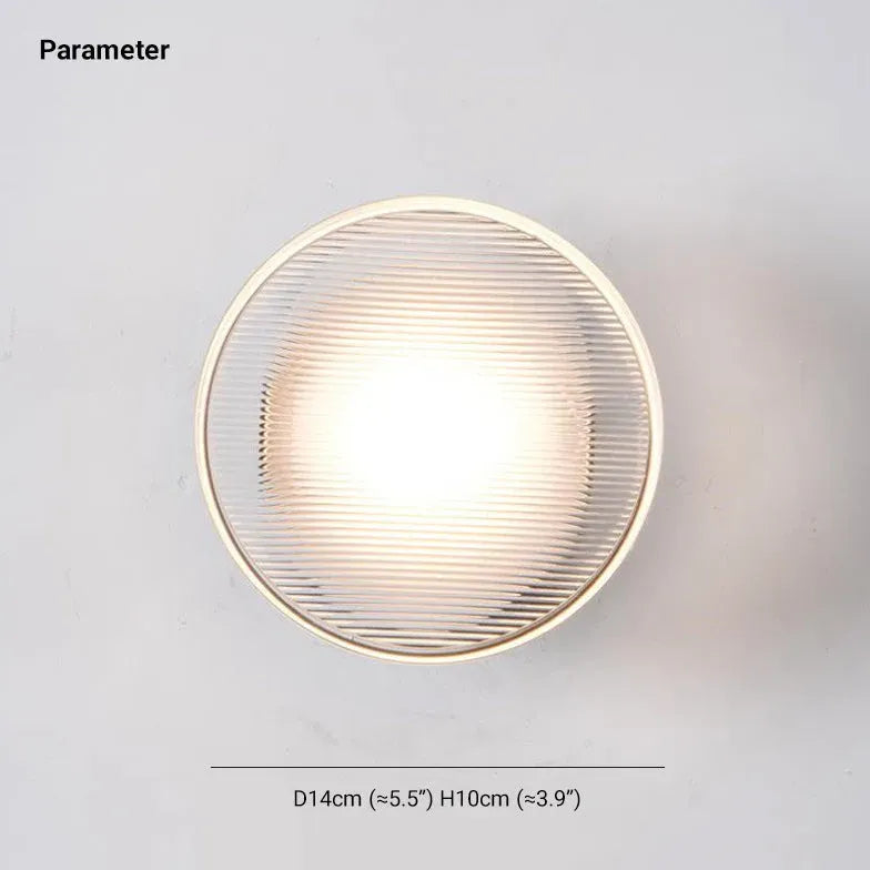 runde wandleuchte led moderne minimalistische nordische design - Clowas.de