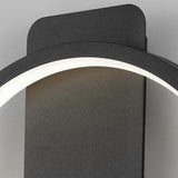 Runde Wandleuchte mit modernem und minimalistischem Uhrendesign - Clowas.de