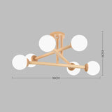 Rustikale Hängelampe Holz nordisch schlichtes Design - Clowas.de