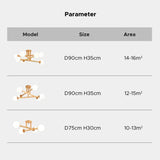 Rustikale Hängelampe Holz nordisch schlichtes Design - Clowas.de