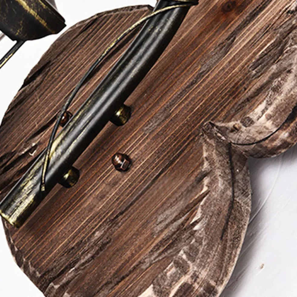 Rustikale Wandleuchte aus amerikanischem Lanternenholz - Clowas.de